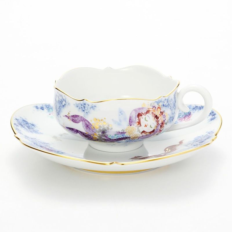 マイセン（Meissen） ミッドサマー・ナイトドリーム 680691／23633 ティーカップ＆ソーサー 150ml Motiv No.12