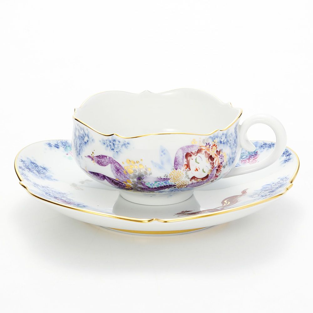 マイセン（Meissen） ミッドサマー・ナイトドリーム 680691／23633 ティーカップ＆ソーサー 150ml Motiv No.12