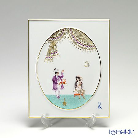 マイセン（Meissen） 陶板 680710／53n32 アラビアンナイト 18×15cm Motiv No.4