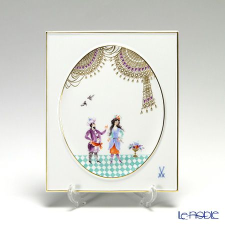マイセン（Meissen） 陶板 680710／53n32 アラビアンナイト 18×15cm Motiv No.9