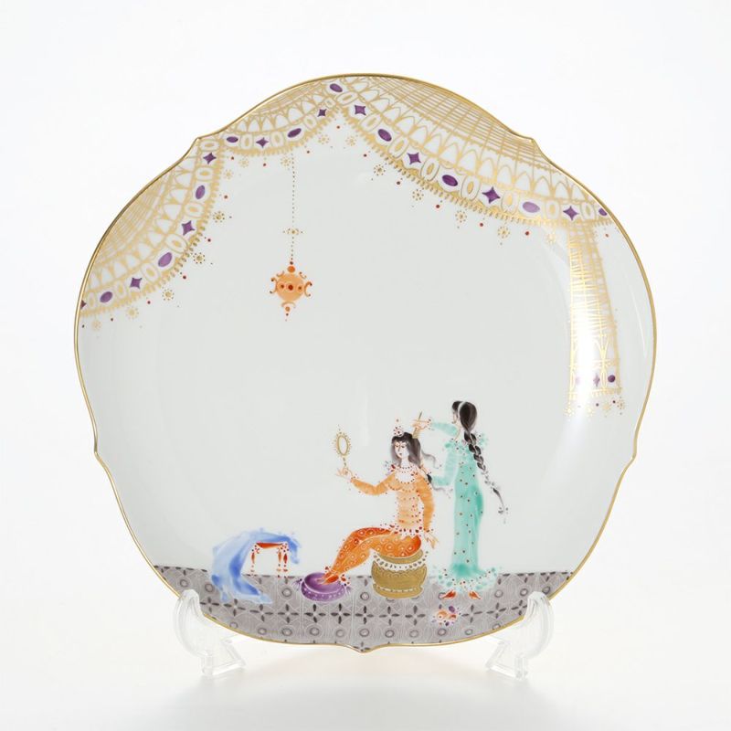マイセン（Meissen） アラビアンナイト 680710／23501／01 プレート 18cm Motiv No.1