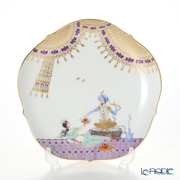 マイセン（Meissen） アラビアンナイト 680710／23501／02 プレート 18cm Motiv No.2