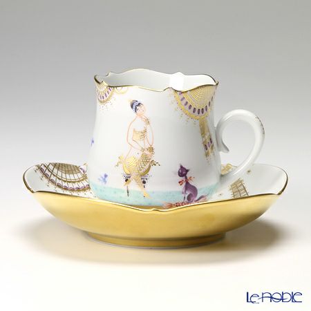 マイセン（Meissen） アラビアンナイト 680710／23582 コーヒーカップ＆ソーサー 150ml Motiv No.1