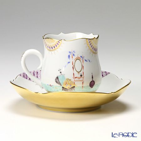 マイセン（Meissen） アラビアンナイト 680710／23582 コーヒーカップ＆ソーサー 150ml Motiv No.1
