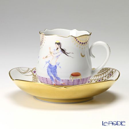 マイセン（Meissen） アラビアンナイト 680710／23582 コーヒーカップ＆ソーサー 150ml Motiv No.2