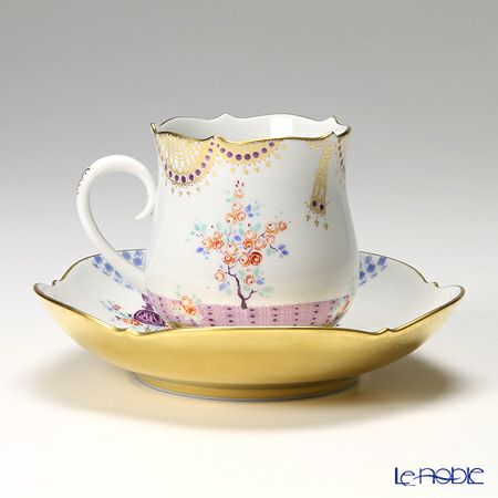 マイセン（Meissen） アラビアンナイト 680710／23582 コーヒーカップ＆ソーサー 150ml Motiv No.2