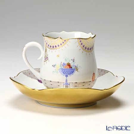マイセン（Meissen） アラビアンナイト 680710／23582 コーヒーカップ＆ソーサー 150ml Motiv No.3