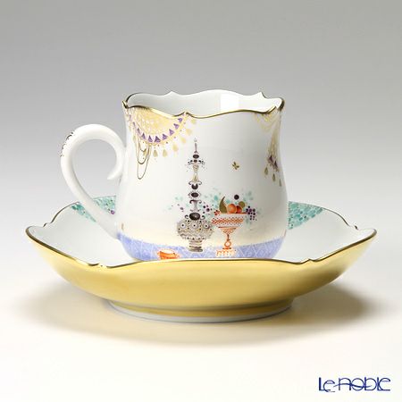 マイセン（Meissen） アラビアンナイト 680710／23582 コーヒーカップ＆ソーサー 150ml Motiv No.5