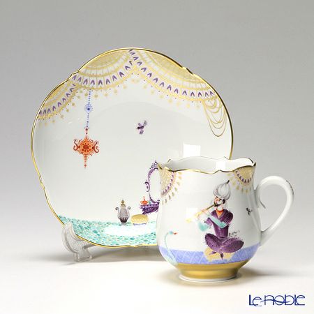マイセン（Meissen） アラビアンナイト 680710／23582 コーヒーカップ＆ソーサー 150ml Motiv No.5