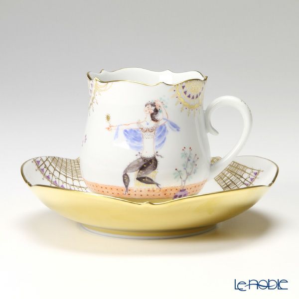 マイセン（Meissen） アラビアンナイト 680710／23582 コーヒーカップ＆ソーサー 150ml Motiv No.6