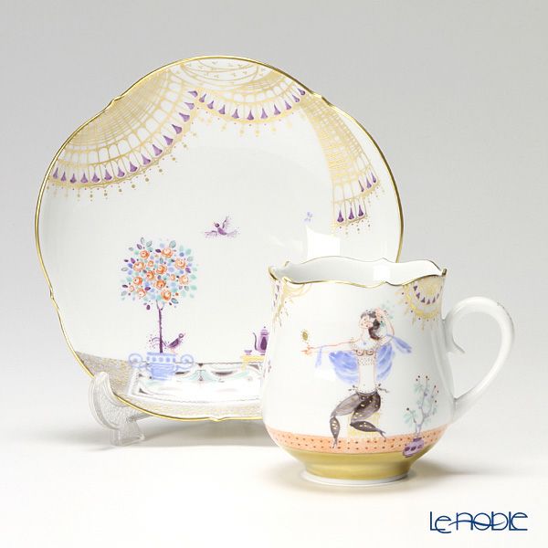 マイセン（Meissen） アラビアンナイト 680710／23582 コーヒーカップ＆ソーサー 150ml Motiv No.6