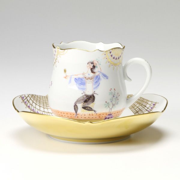 マイセン（Meissen） アラビアンナイト 680710／23582 コーヒーカップ＆ソーサー 150ml Motiv No.6