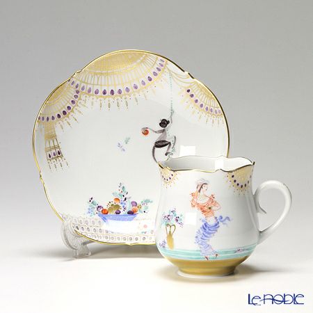 マイセン（Meissen） アラビアンナイト 680710／23582 コーヒーカップ＆ソーサー 150ml Motiv No.8