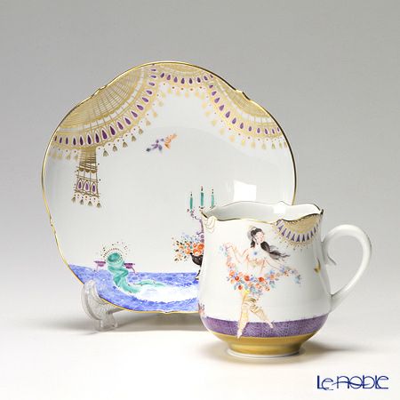 マイセン（Meissen） アラビアンナイト 680710／23582 コーヒーカップ＆ソーサー 150ml Motiv No.9