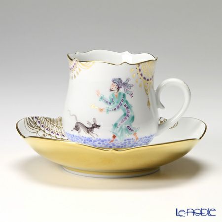 マイセン（Meissen） アラビアンナイト 680710／23582 コーヒーカップ＆ソーサー 150ml Motiv No.11