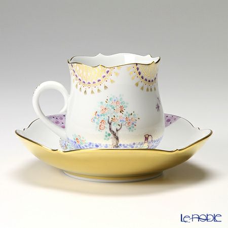 マイセン（Meissen） アラビアンナイト 680710／23582 コーヒーカップ＆ソーサー 150ml Motiv No.11