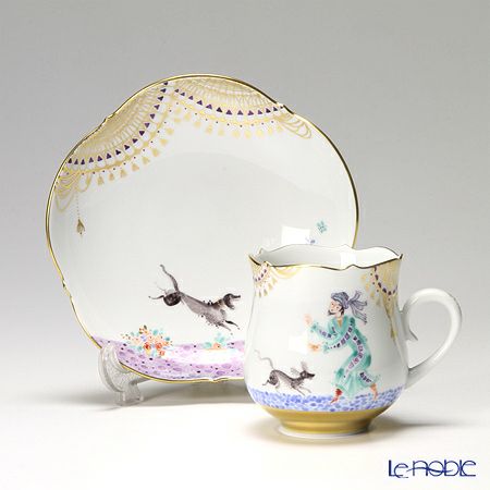 マイセン（Meissen） アラビアンナイト 680710／23582 コーヒーカップ＆ソーサー 150ml Motiv No.11