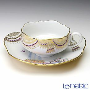 マイセン（Meissen） アラビアンナイト 680710／23633 ティーカップ＆ソーサー 150ml Motiv No.1