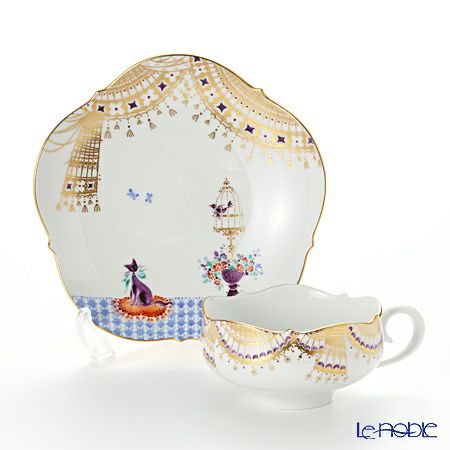 マイセン（Meissen） アラビアンナイト 680710／23633 ティーカップ＆ソーサー 150ml Motiv No.2