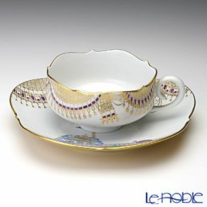 マイセン（Meissen） アラビアンナイト 680710／23633 ティーカップ＆ソーサー 150ml Motiv No.3