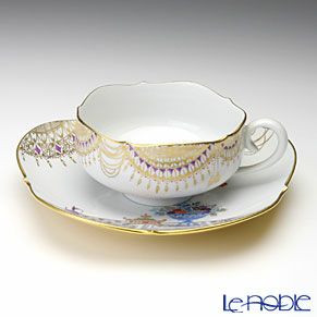 マイセン（Meissen） アラビアンナイト 680710／23633 ティーカップ＆ソーサー 150ml Motiv No.4