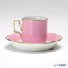 アウガルテン（AUGARTEN） モーツァルト ピンク（6860C） モカカップ＆ソーサー ハプスブルク（059）