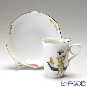 マイセン（Meissen） ベニスへの旅 コーヒーカップ＆ソーサー 180ml Motiv No.6