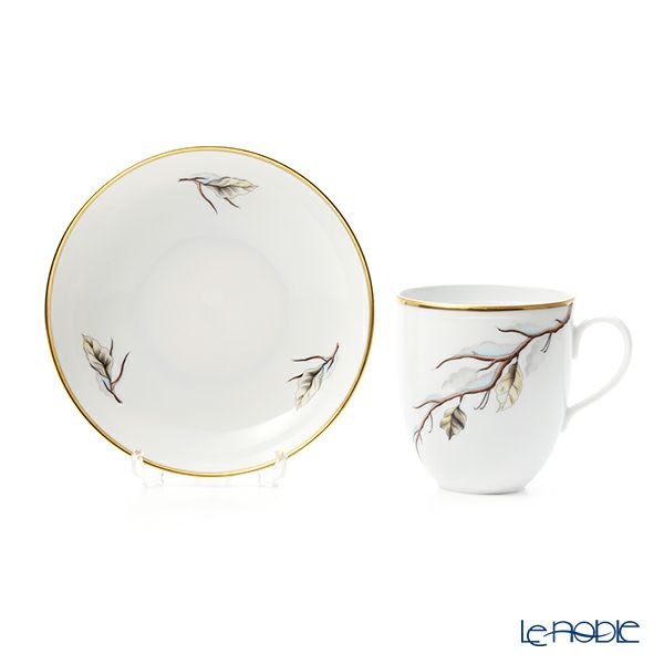 ヘレンド 4 Seasons ウインター QUSA4 02725-0-00 コーヒーカップ＆ソーサー 320ml