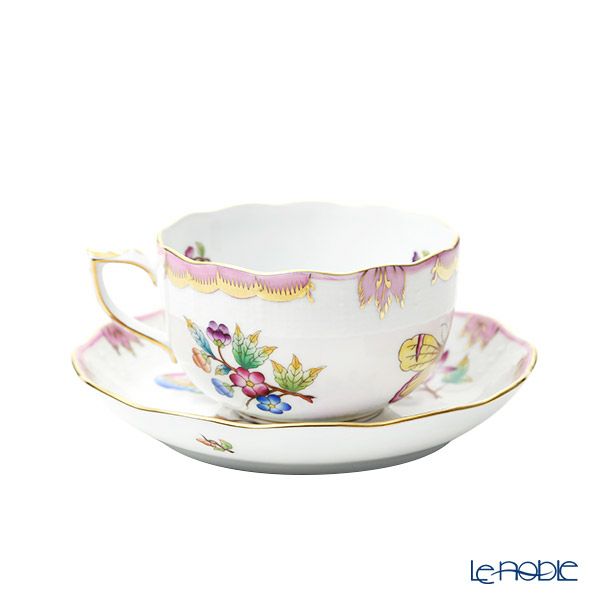 ヘレンド VBO-Y2 00724-0-00 ティーカップ＆ソーサー 200ml ライトピンク