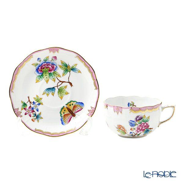 ヘレンド VBO-Y2 00724-0-00 ティーカップ＆ソーサー 200ml ライトピンク