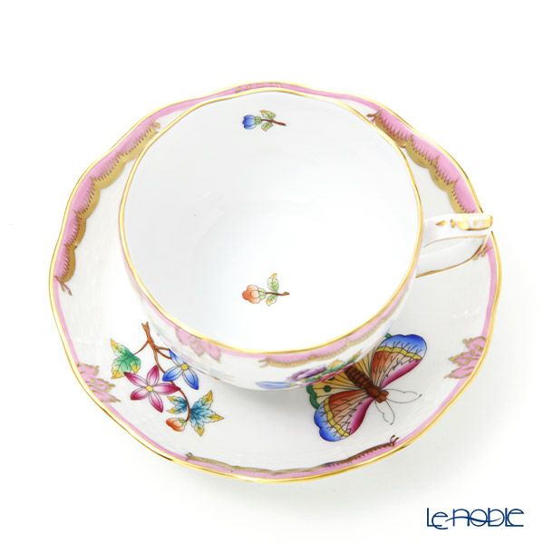 ヘレンド VBO-Y2 00724-0-00 ティーカップ＆ソーサー 200ml ライトピンク