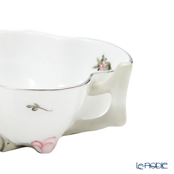 ヘレンド ウィーンのバラ プラチナシンプル VGRS-PT 00492-0-00 オープンシュガー 10.5cm