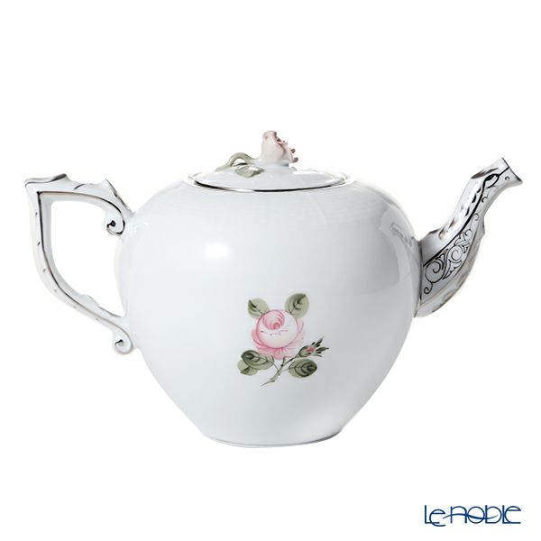 ヘレンド ウィーンのバラ プラチナシンプル VGRS-PT 00606-0-09 ティーポット ローズ 800ml