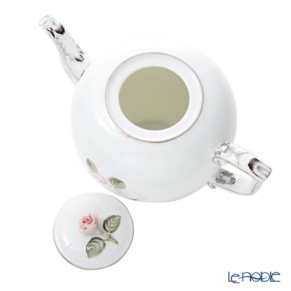 ヘレンド ウィーンのバラ プラチナシンプル VGRS-PT 00606-0-09 ティーポット ローズ 800ml