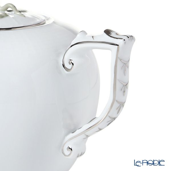 ヘレンド ウィーンのバラ プラチナシンプル VGRS-PT 00606-0-09 ティーポット ローズ 800ml