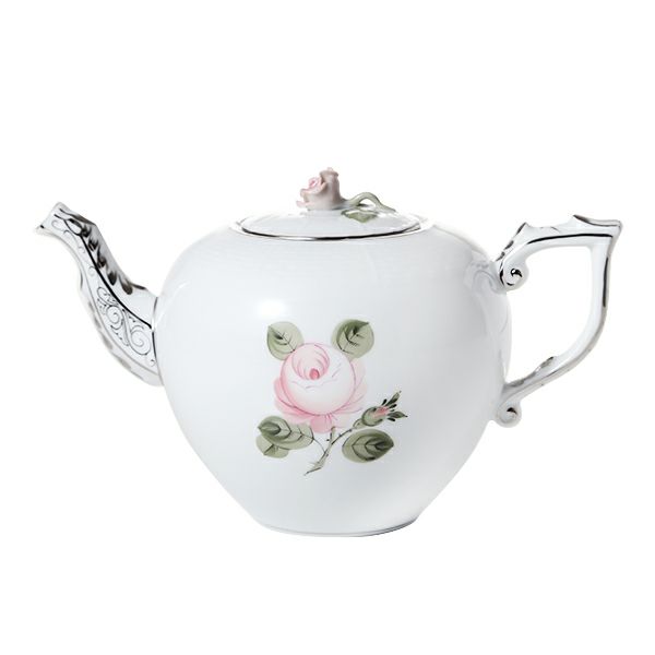 ヘレンド ウィーンのバラ プラチナシンプル VGRS-PT 00606-0-09 ティーポット ローズ 800ml