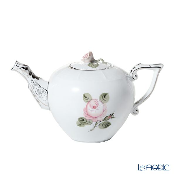 ヘレンド ウィーンのバラ プラチナシンプル VGRS-PT 00608-0-09 ティーポット ローズ 400ml