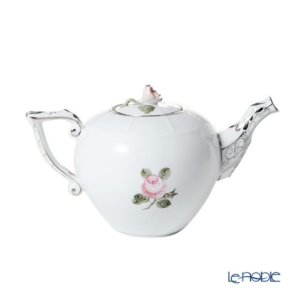 ヘレンド ウィーンのバラ プラチナシンプル VGRS-PT 00608-0-09 ティーポット ローズ 400ml