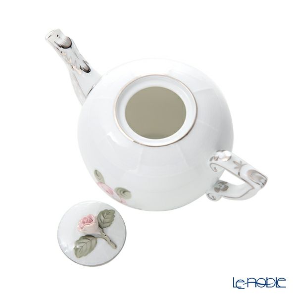 ヘレンド ウィーンのバラ プラチナシンプル VGRS-PT 00608-0-09 ティーポット ローズ 400ml