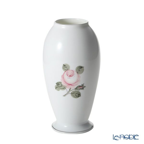 ヘレンド ウィーンのバラ プラチナシンプル VGRS-PT ベース 17.5cm 07012-0-00