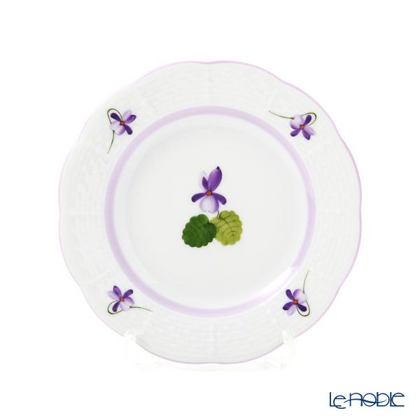 ヘレンド バイオレット（ライラック） VIOLETL 00512-0-00 プレート 12.5cm
