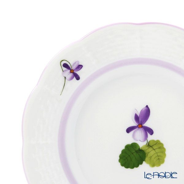 ヘレンド バイオレット（ライラック） VIOLETL 00512-0-00 プレート 12.5cm