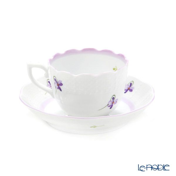 ヘレンド バイオレット（ライラック） VIOLETL 00711-0-00 モカカップ＆ソーサー 100ml