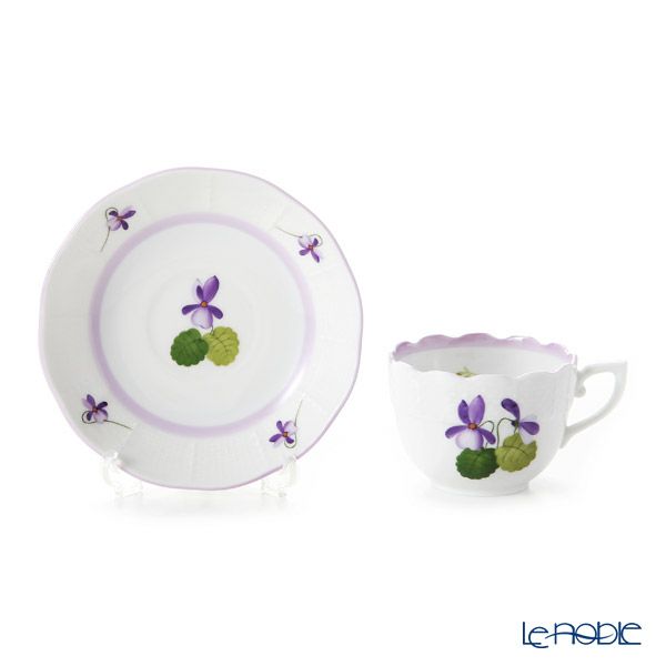ヘレンド バイオレット（ライラック） VIOLETL 00711-0-00 モカカップ＆ソーサー 100ml