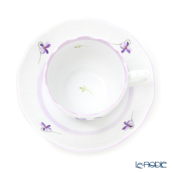 ヘレンド バイオレット（ライラック） VIOLETL 00711-0-00 モカカップ＆ソーサー 100ml