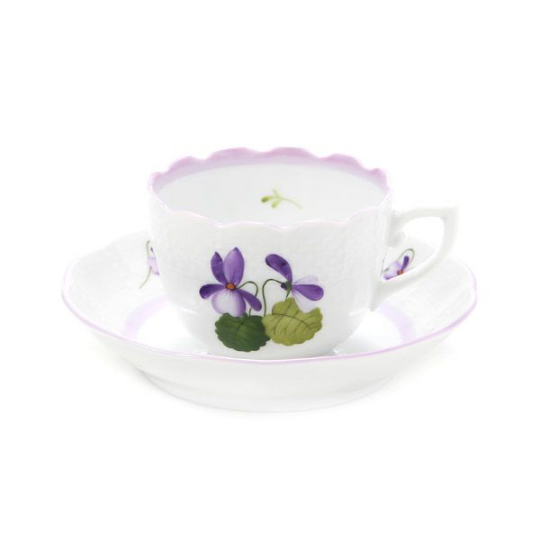 ヘレンド バイオレット（ライラック） VIOLETL 00711-0-00 モカカップ＆ソーサー 100ml