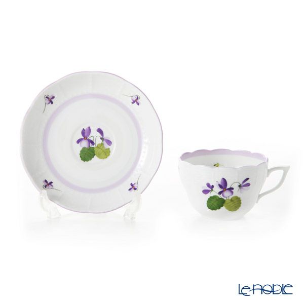 ヘレンド バイオレット（ライラック） VIOLETL 00730-0-00 ティーカップ＆ソーサー（兼用） 200ml