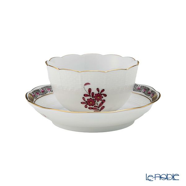 ヘレンド アポニーダークピンク AP3 ジャパニーズカップ＆ソーサー 130ml 00710-0-91／711