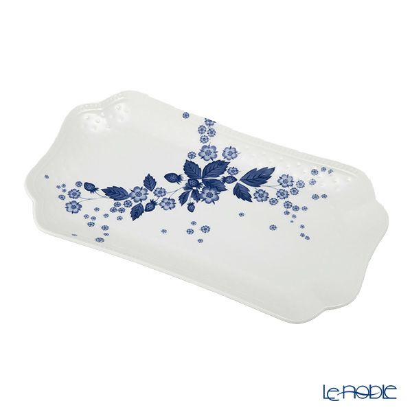 ウェッジウッド（Wedgwood） ストロベリーブルームインディゴ フィッシュディッシュ 26cm