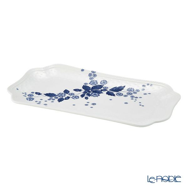 ウェッジウッド（Wedgwood） ストロベリーブルームインディゴ フィッシュディッシュ 26cm